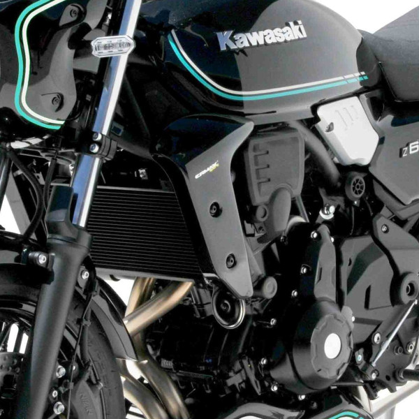 Ermax Ermax radiator cheeks | black ebony [h8] | kawasaki z650 rs 2022>2024
